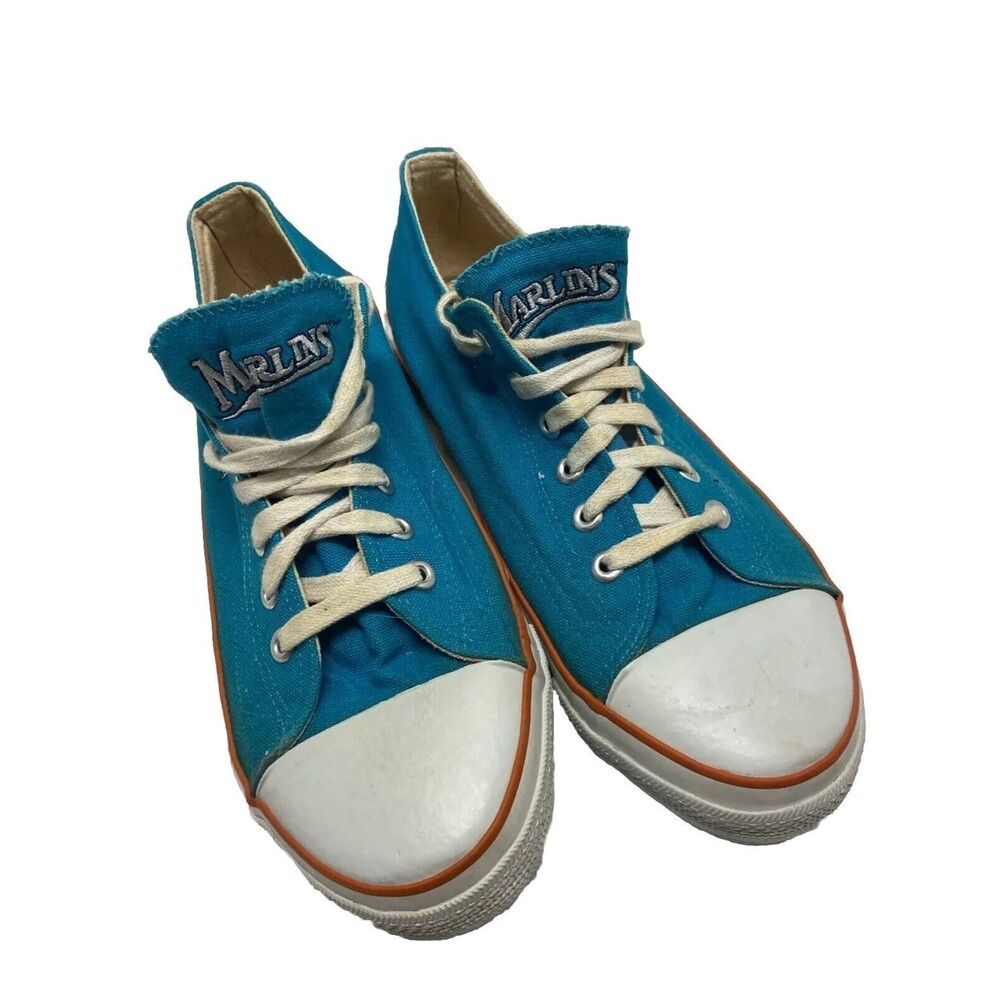 Florida Marlins Canvas Tennis Shoes Womens Size 9.5